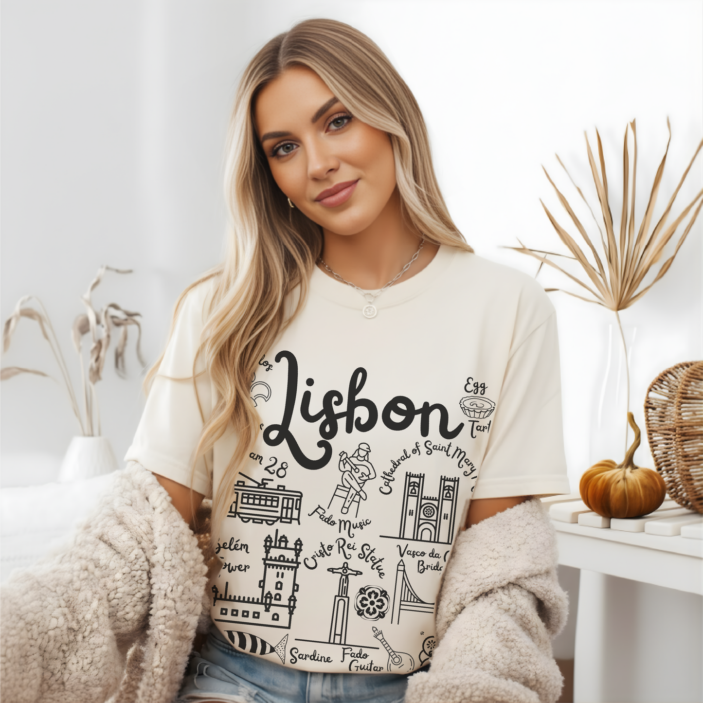 Lisbon Landmarks t-shirt Comfort Colors®