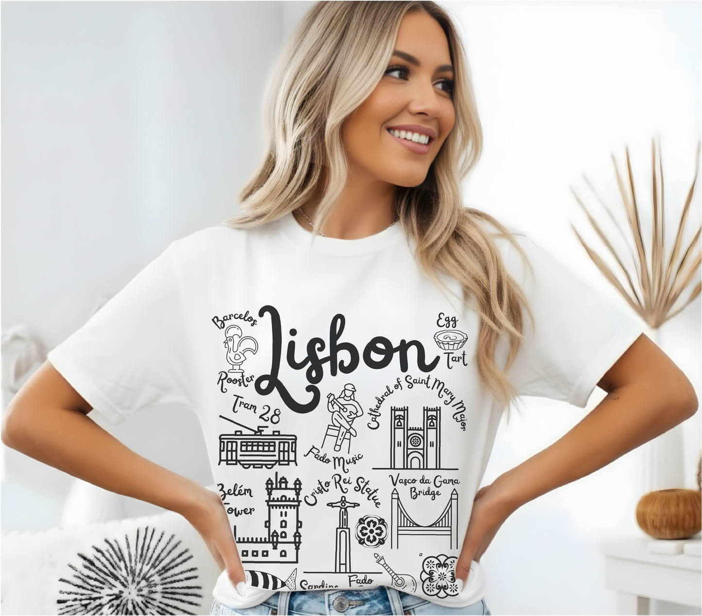 Lisbon Landmarks t-shirt Comfort Colors®
