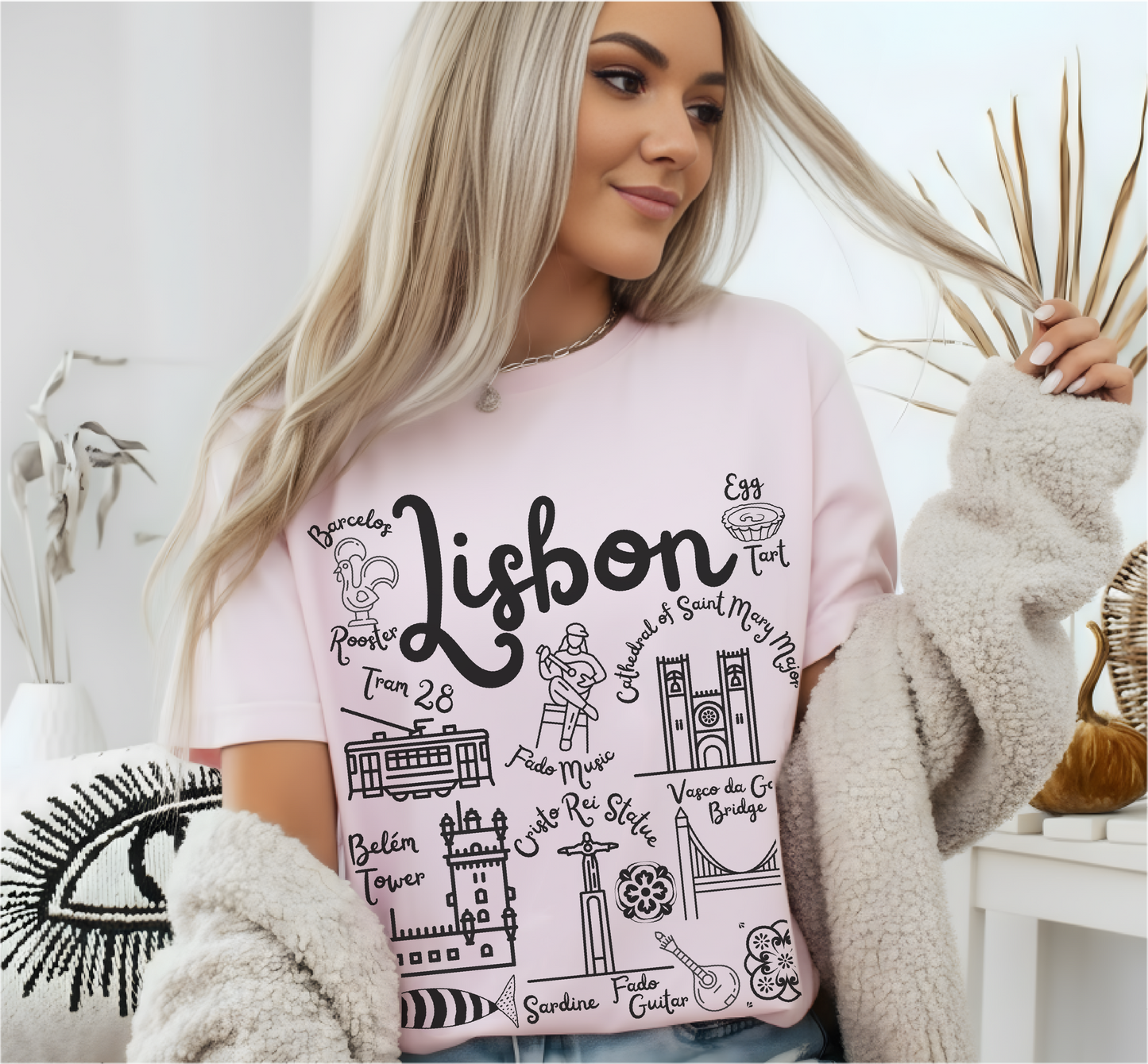Lisbon Landmarks t-shirt Comfort Colors®
