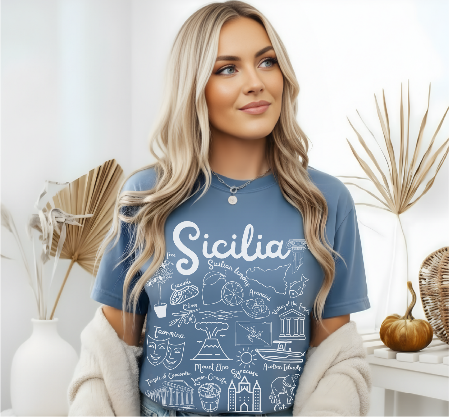 Sicilia Landmarks t-shirt Comfort Colors®