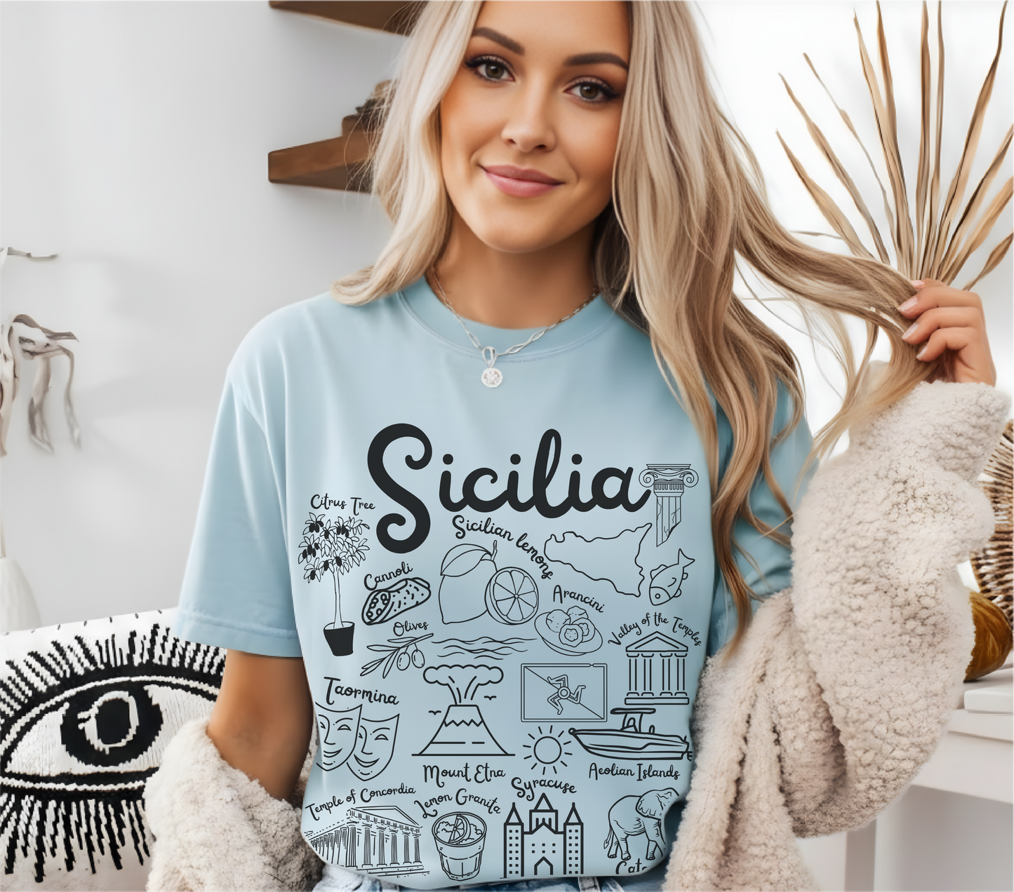 Sicilia Landmarks t-shirt Comfort Colors®