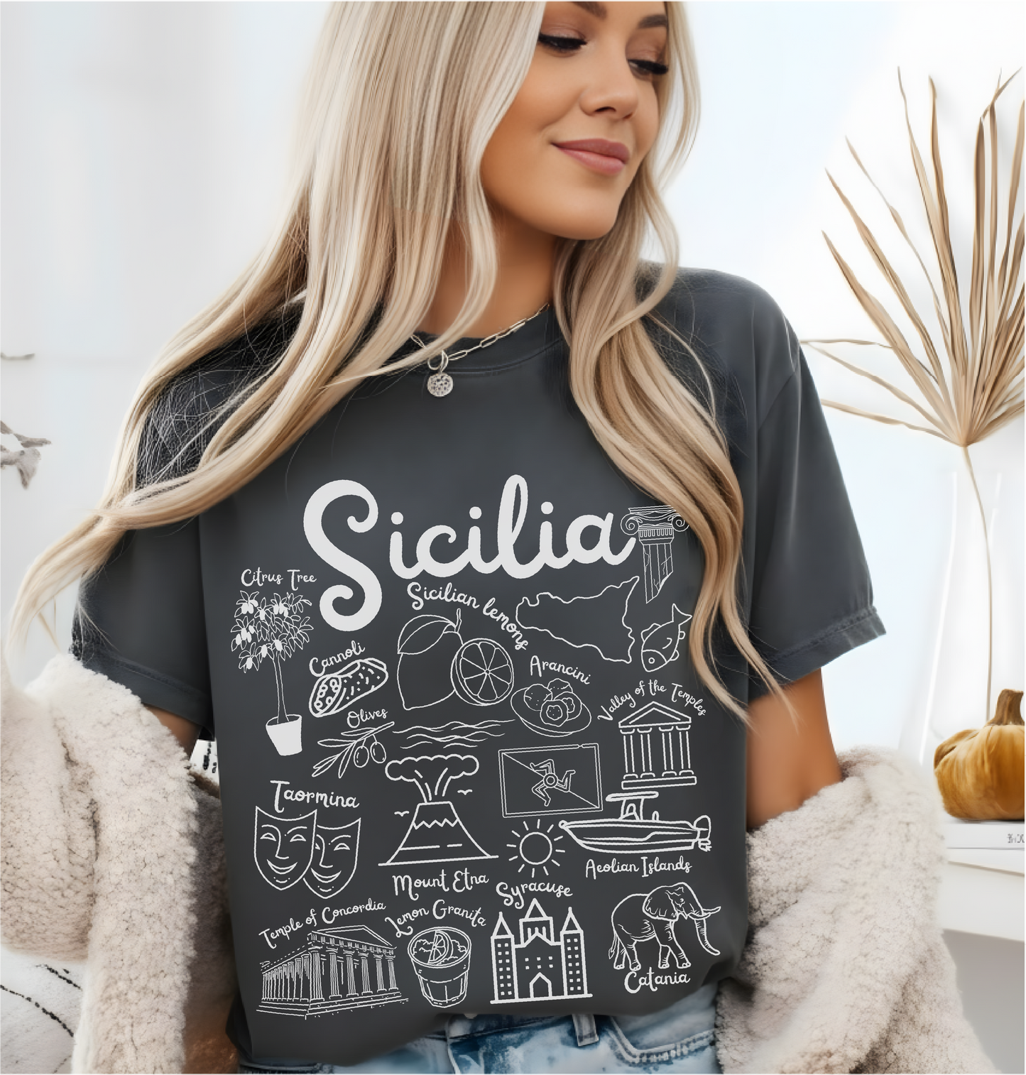Sicilia Landmarks t-shirt Comfort Colors®