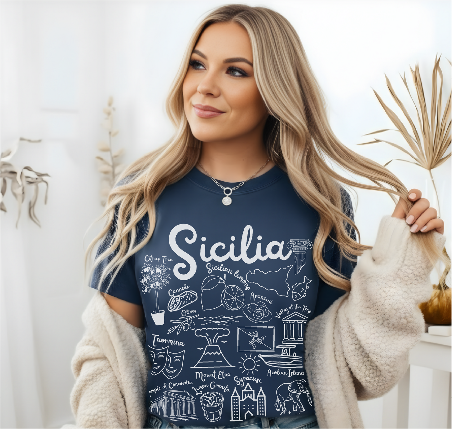 Sicilia Landmarks t-shirt Comfort Colors®