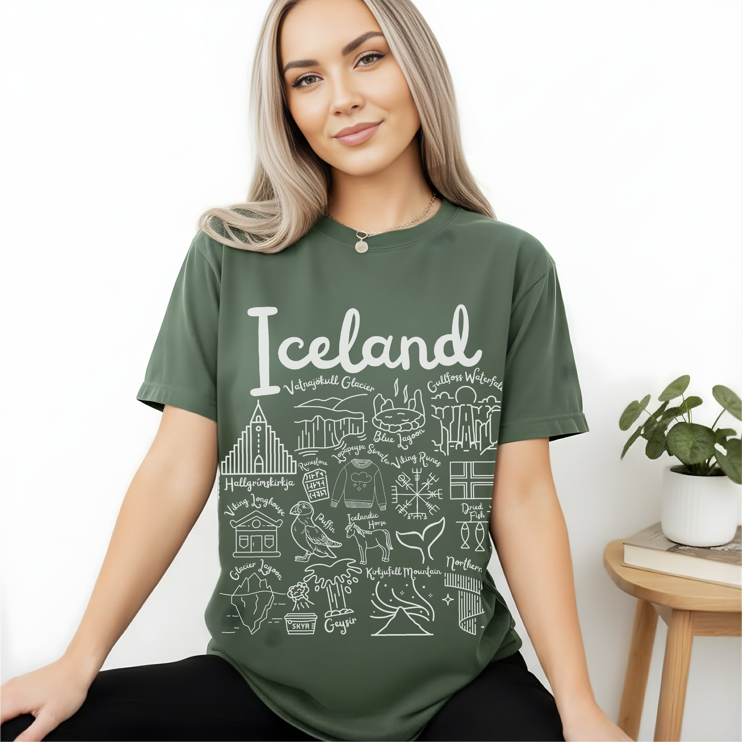 Iceland Landmarks t-shirt Comfort Colors®