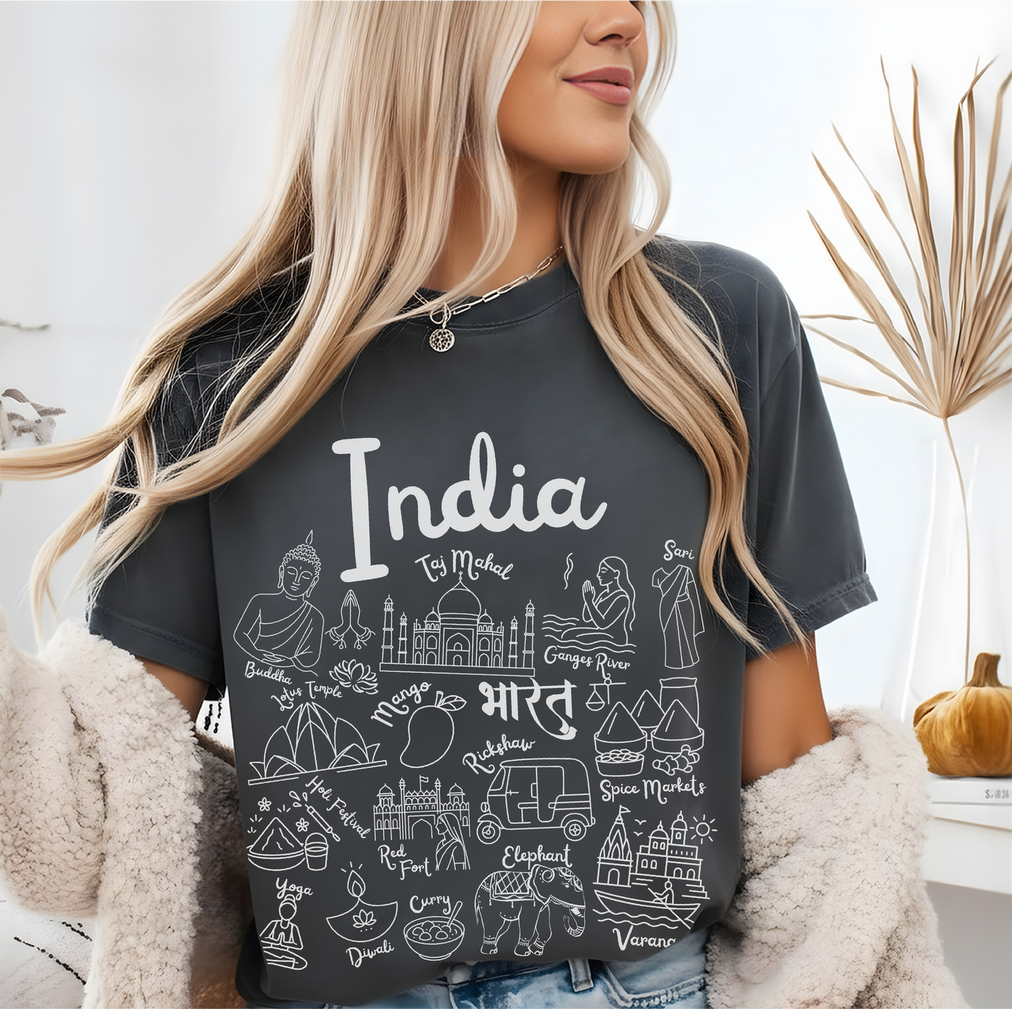 India Landmarks t-shirt Comfort Colors®