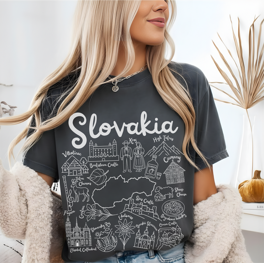 Slovakia Landmarks t-shirt Comfort Colors®