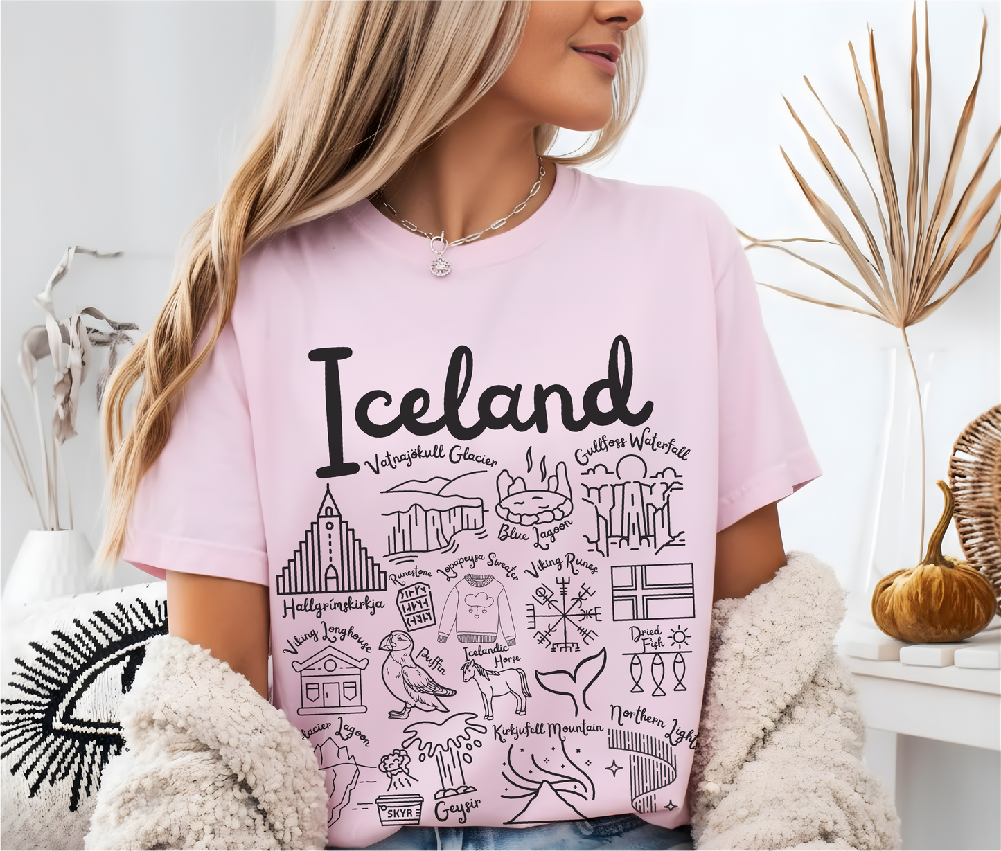 Iceland Landmarks t-shirt Comfort Colors®