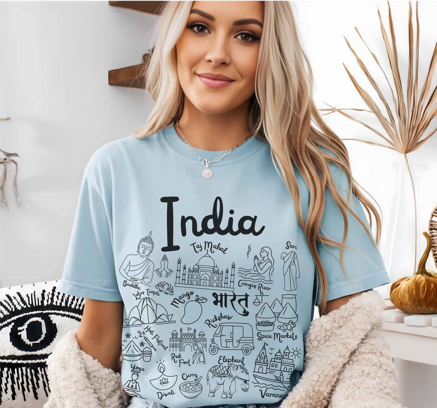 India Landmarks t-shirt Comfort Colors®