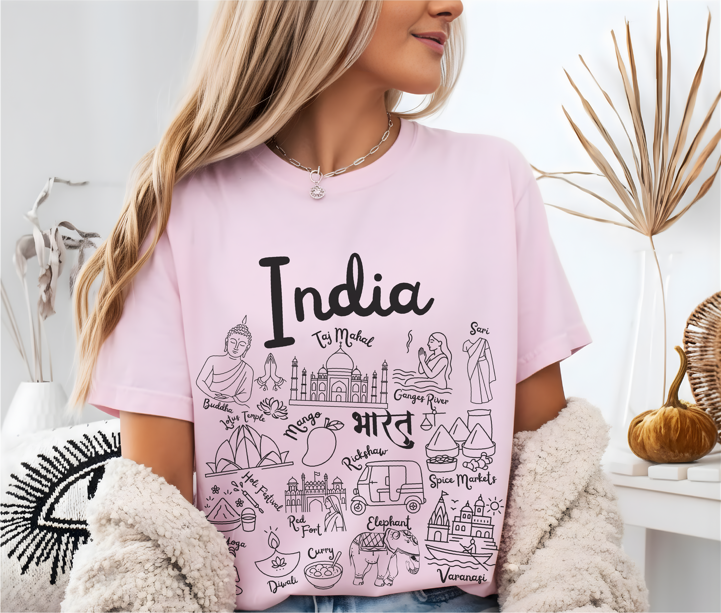 India Landmarks t-shirt Comfort Colors®