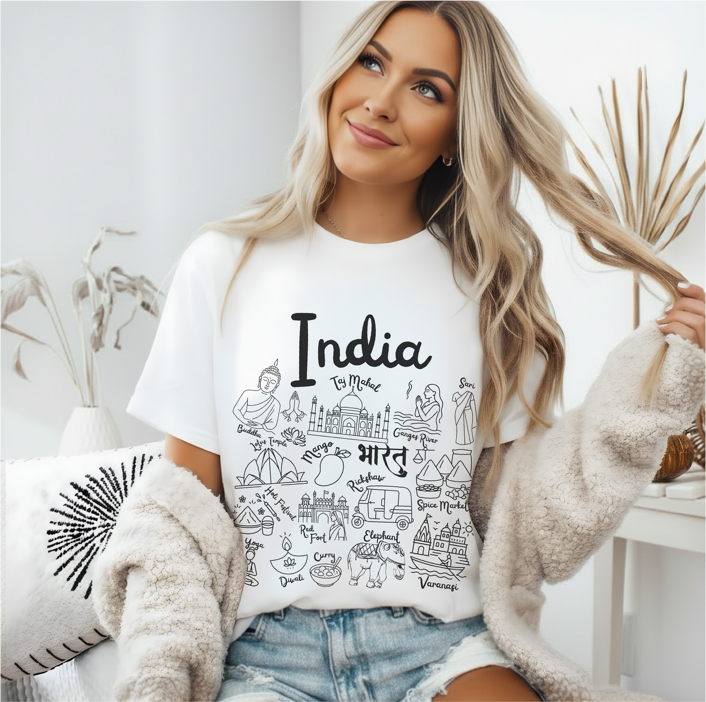 India Landmarks t-shirt Comfort Colors®