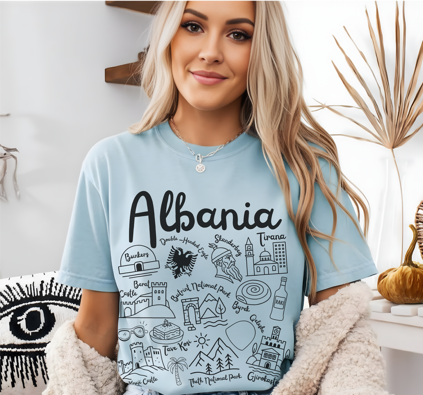 Albania Landmarks t-shirt Comfort Colors®
