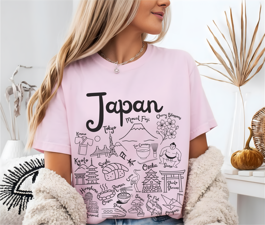 Japan Landmarks t-shirt Comfort Colors®