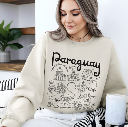 Paraguay Landmarks Sweatshirt