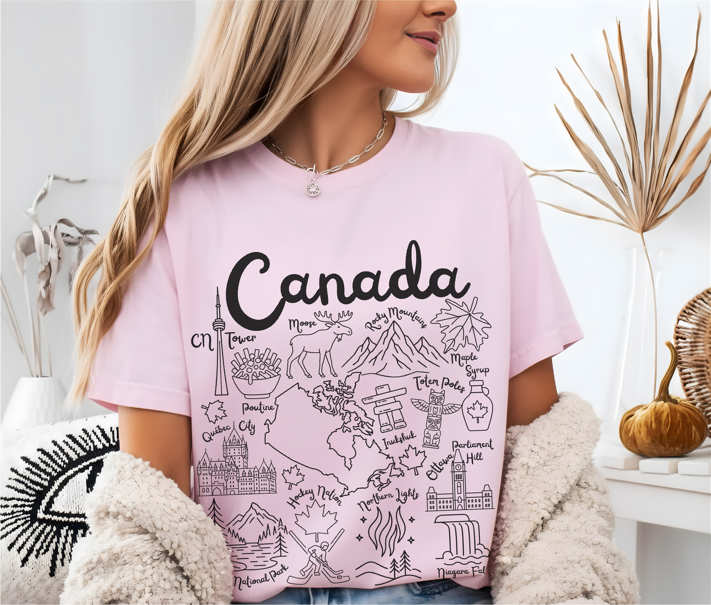 Canada Landmarks t-shirt Comfort Colors®