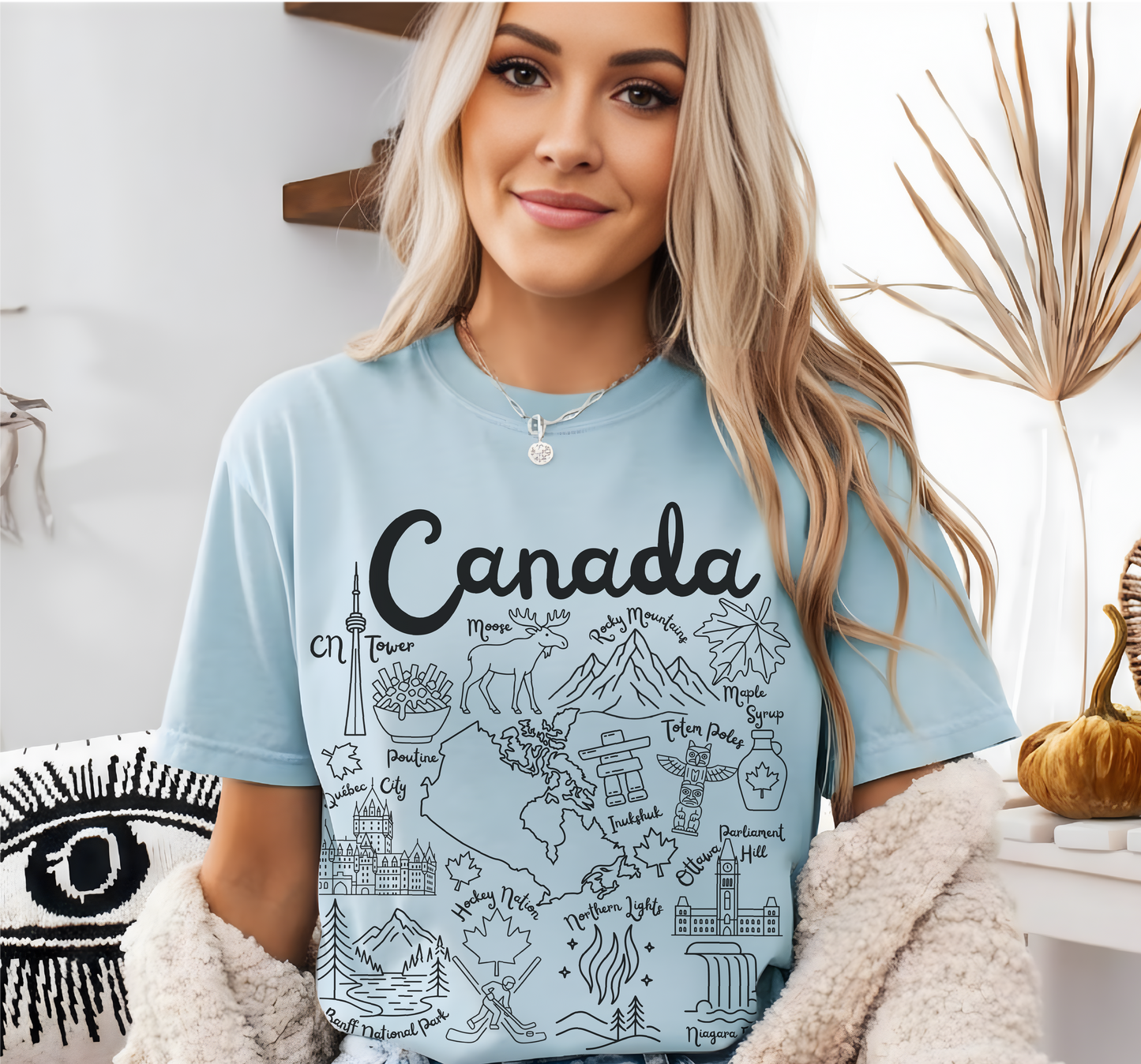 Canada Landmarks t-shirt Comfort Colors®