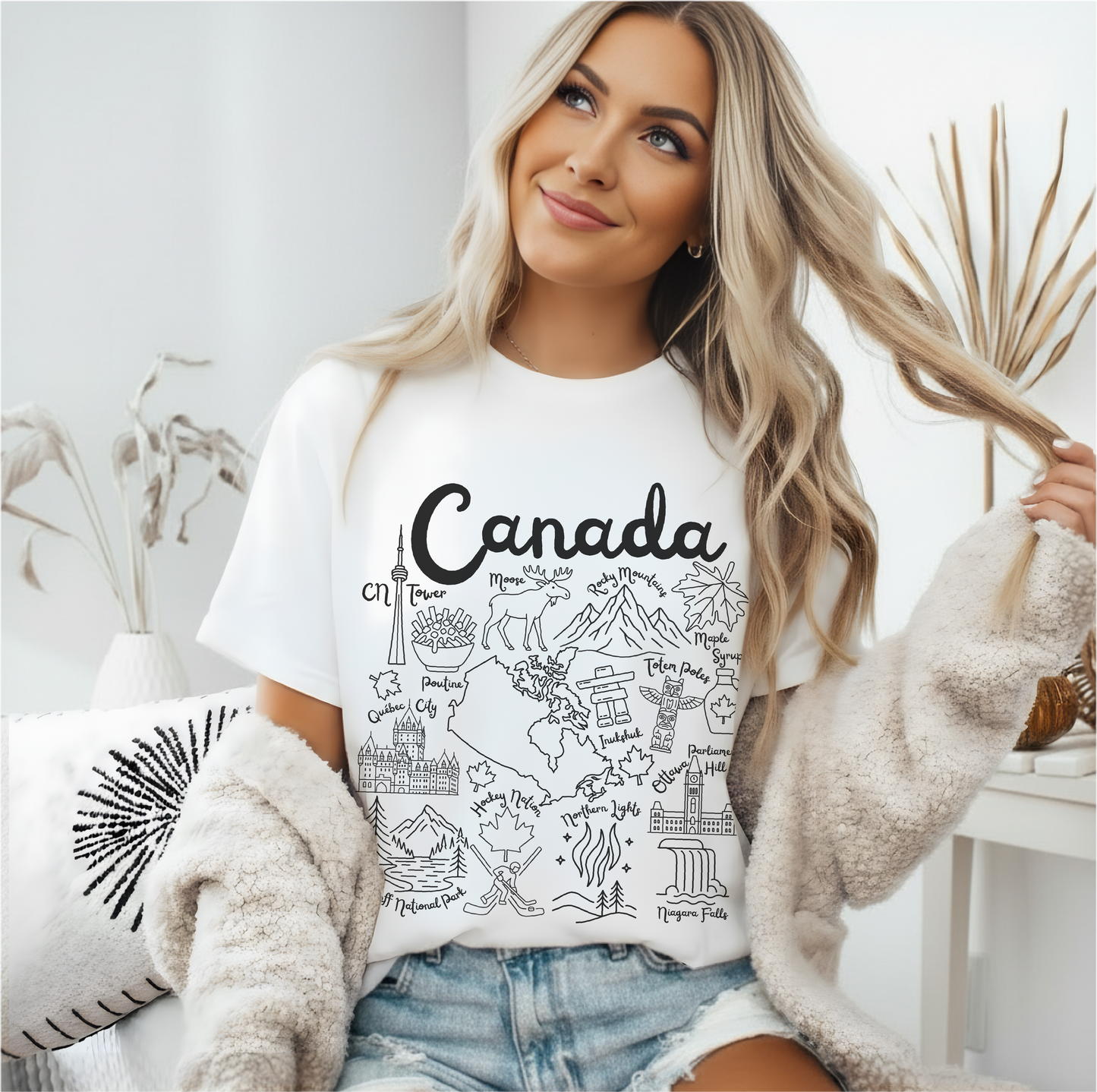 Canada Landmarks t-shirt Comfort Colors®