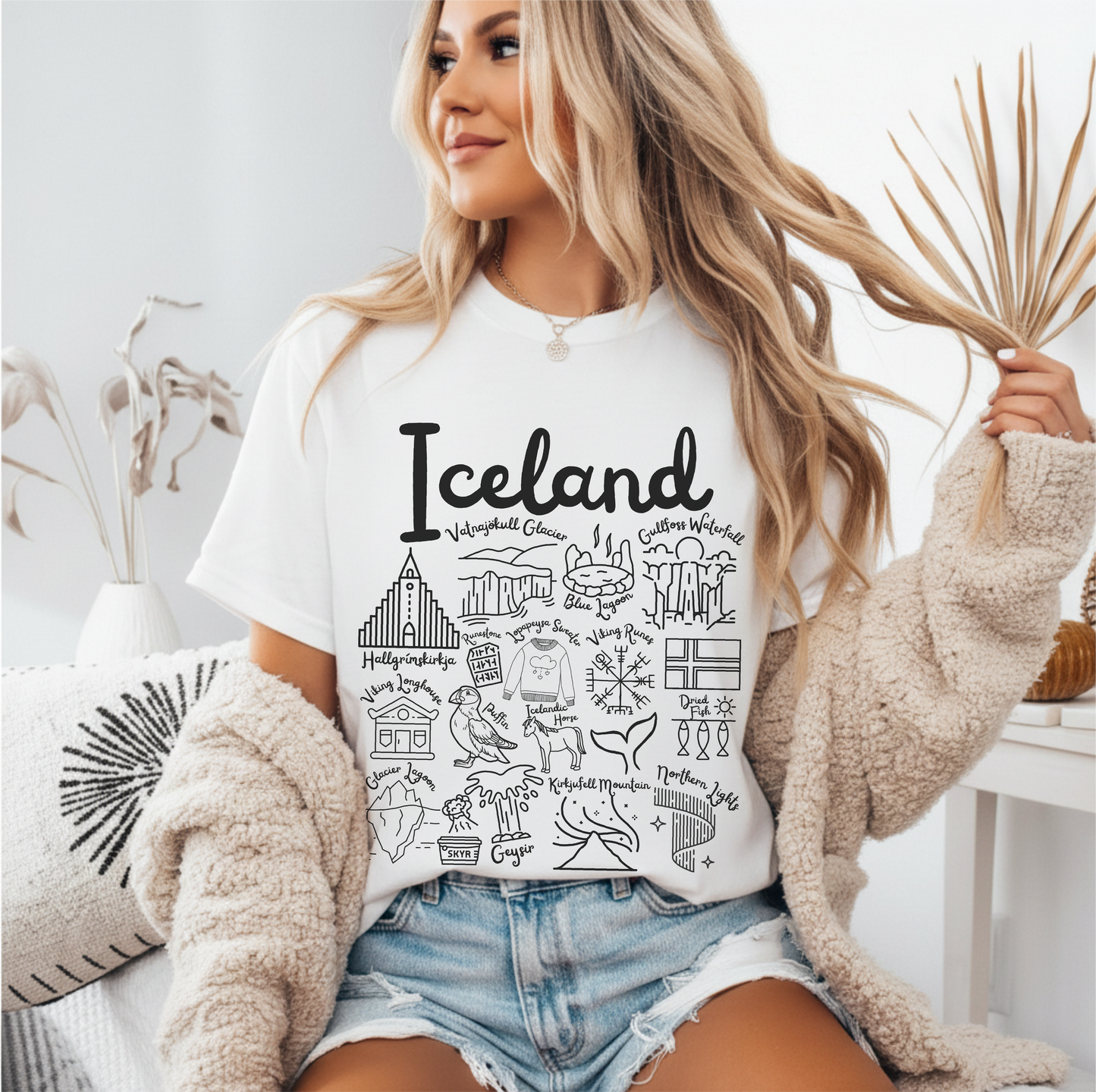 Iceland Landmarks t-shirt Comfort Colors®