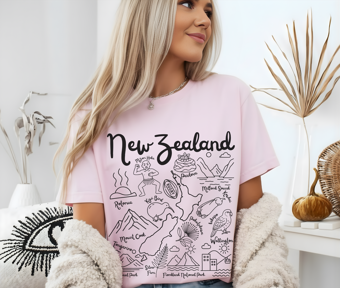 New Zealand Landmarks t-shirt Comfort Colors®