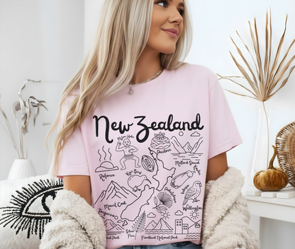 New Zealand Landmarks t-shirt Comfort Colors®