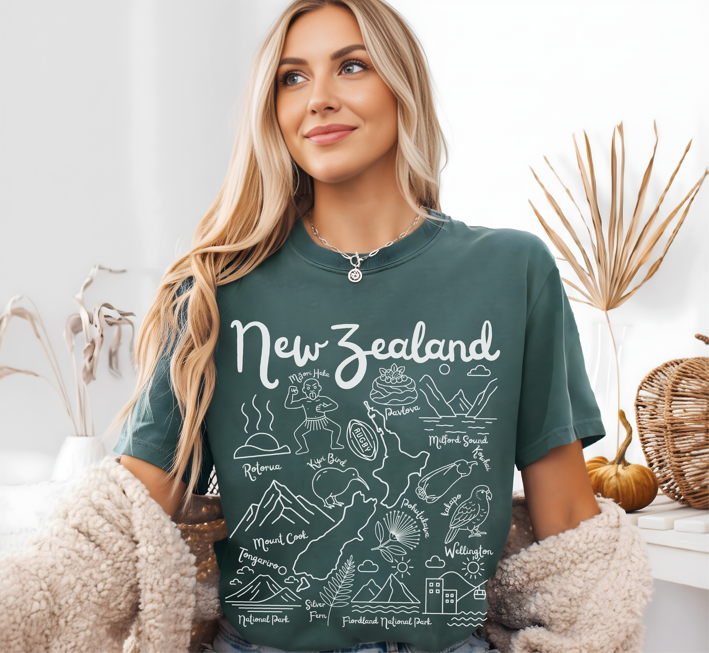 New Zealand Landmarks t-shirt Comfort Colors®